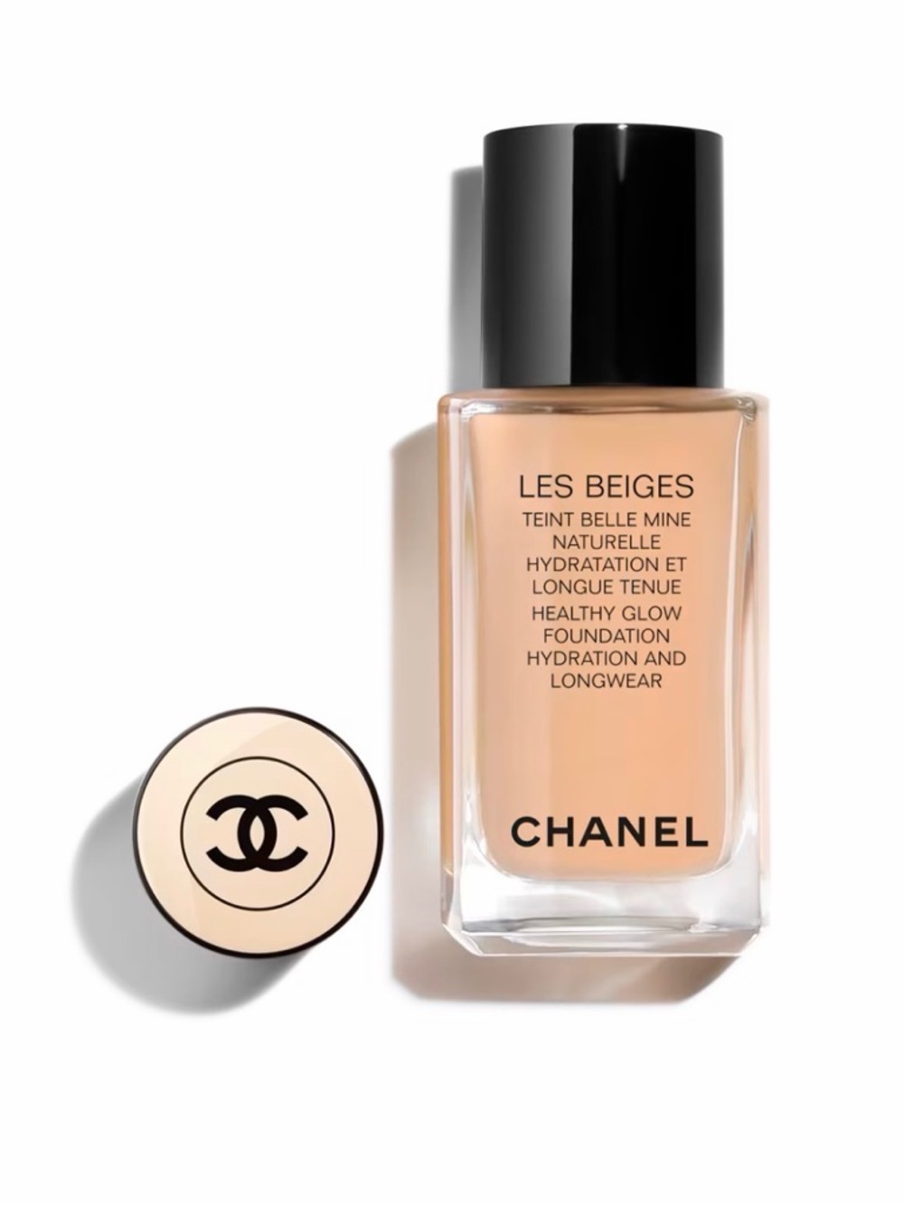 CHANEL Les Beiges Liquid Foundation - Beige & Black Accents